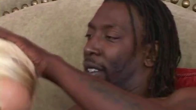 Blonde Mom Gets Filled by Huge Black Cock Amid Sexy Lipstick Kisses