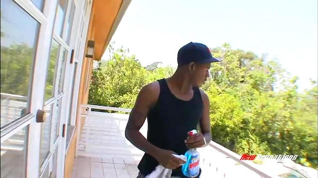 Outdoor Orgasms! Asian Beauty Masturbates & Sucks Thick Black Cock Passionately