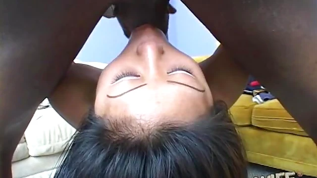 Hot Asian Slut Enjoys Hard Black Cock in Passionate Fuck Fest