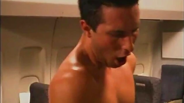 Lustful Blonde on Plane Seduces Handsome Man for Steamy Airplane Sex