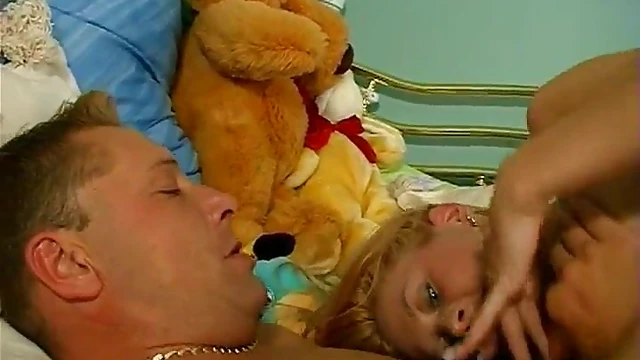 Blonde Teen Pussy Craves Older Man's Expertise for Mind-blowing Orgasm