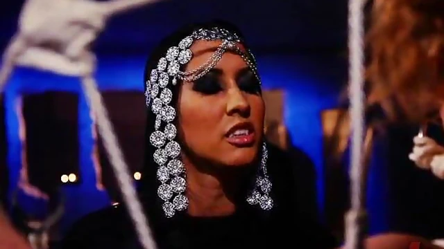 Sexy Babe Gets Trapped by Tiny Spiders For Naughty Fun Time