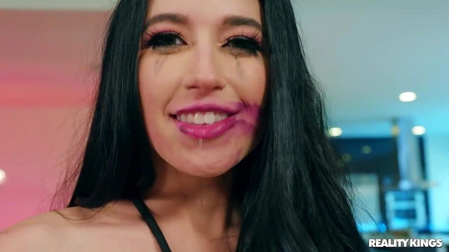 Timid Girl Alex Coal Becomes a Fiery Sex Bomb Riding Big Cock Passionately